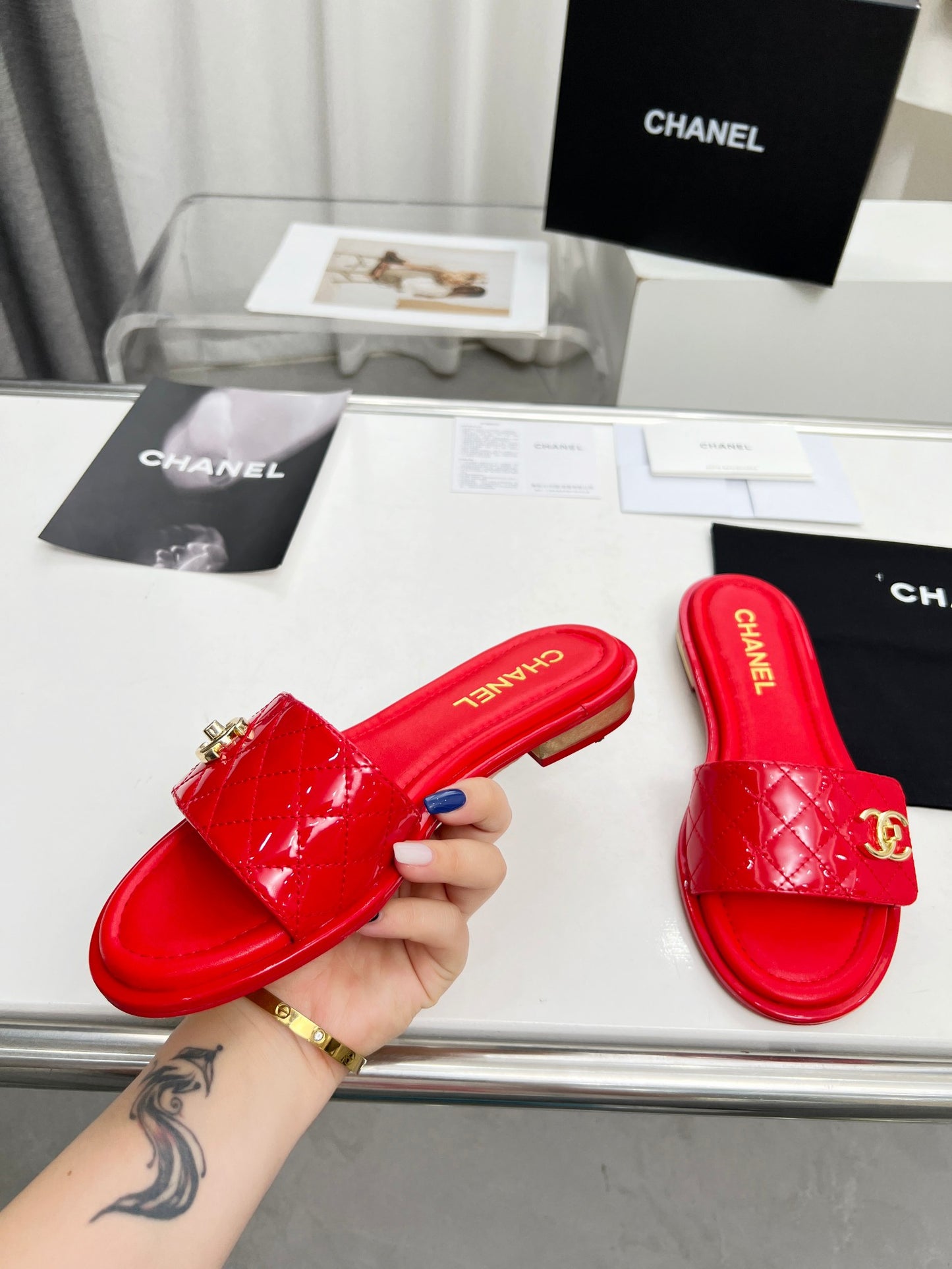 Chanel Slides