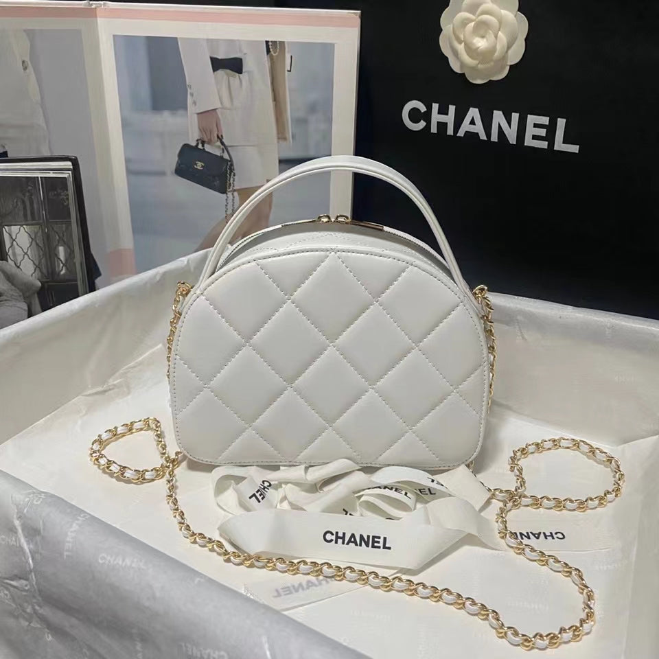 Chanel Round Top Handle Bag