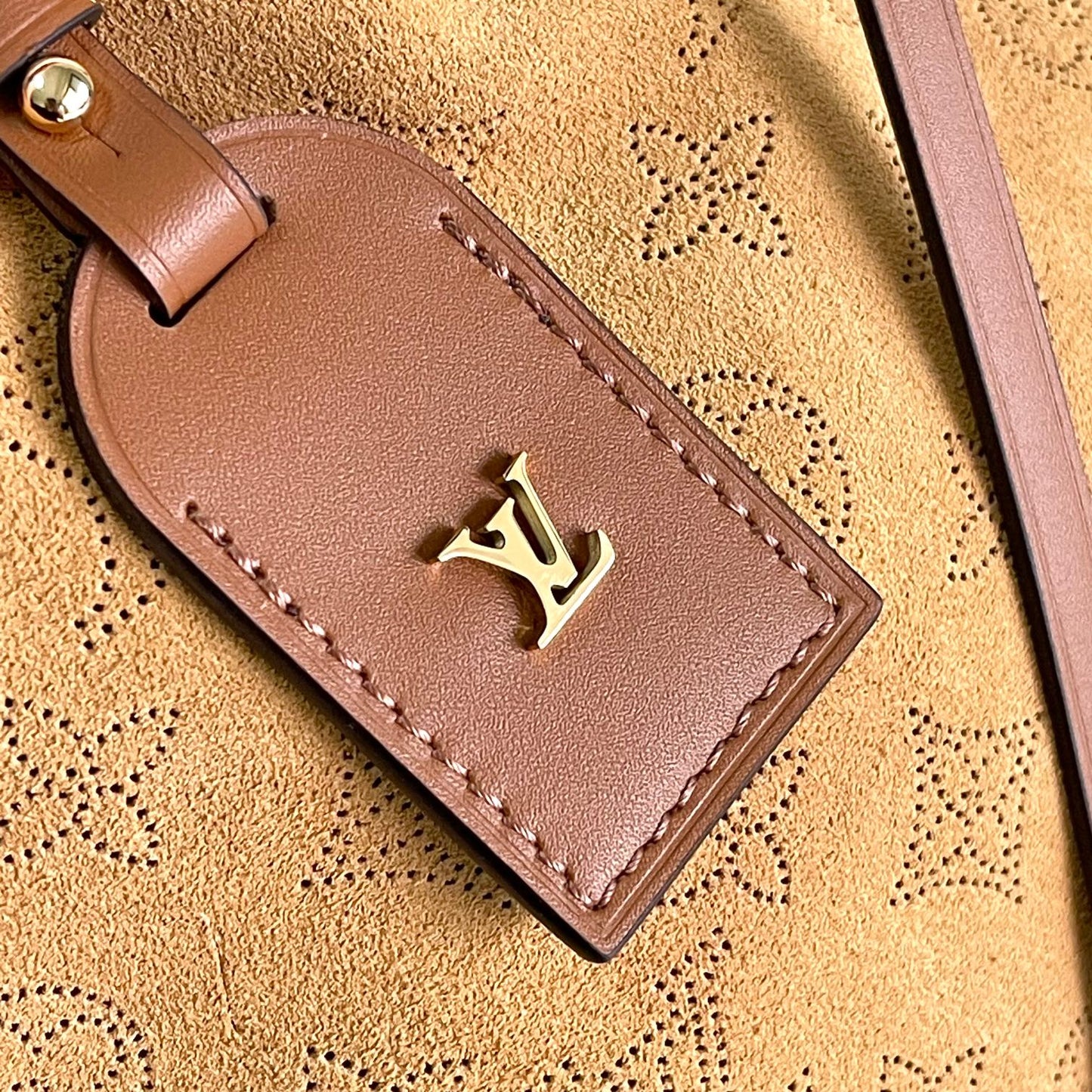 Louis Vuitton CarryAll PM Mahina Suede bag