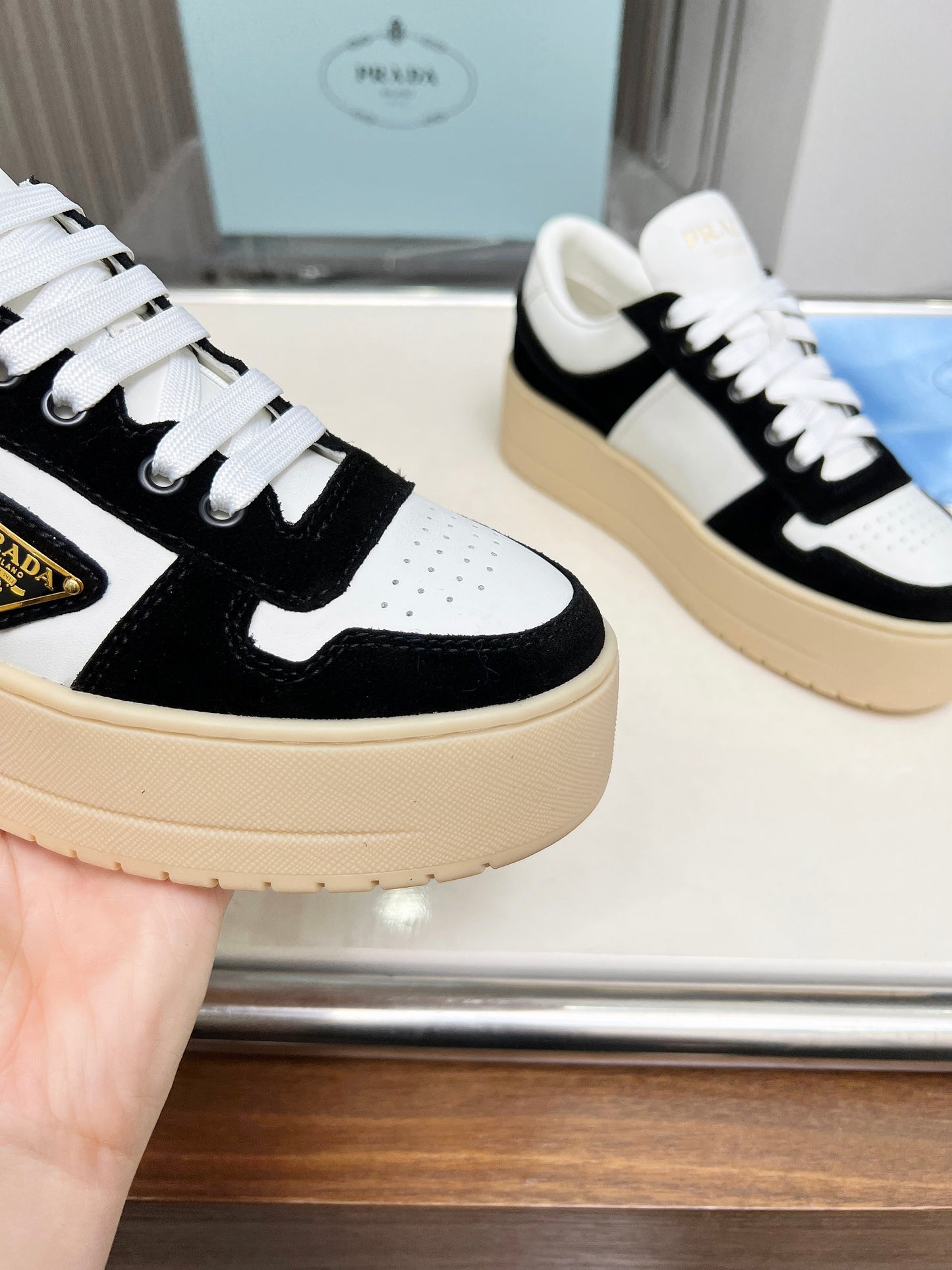 Prada Platform Sneakers