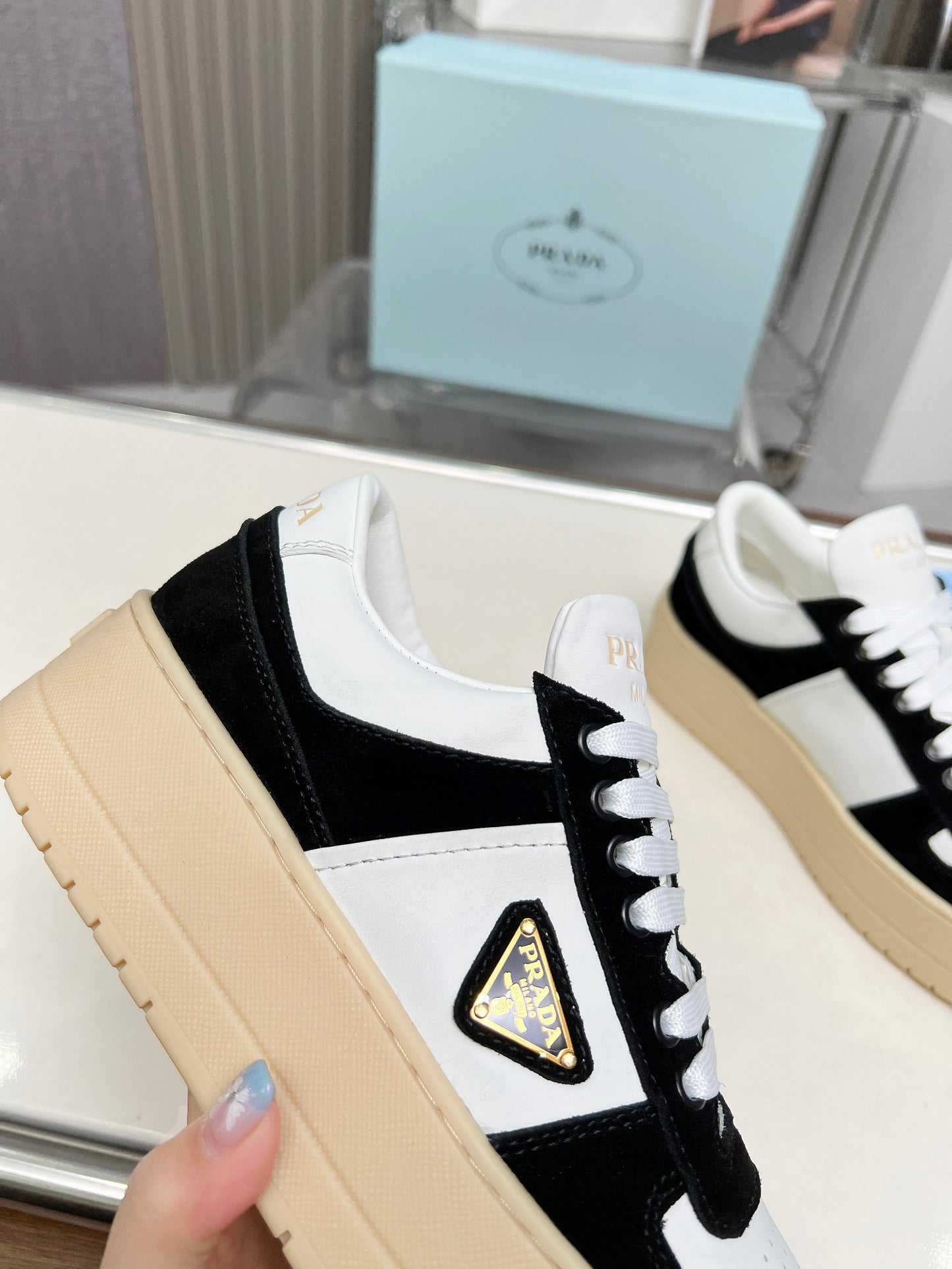 Prada Platform Sneakers