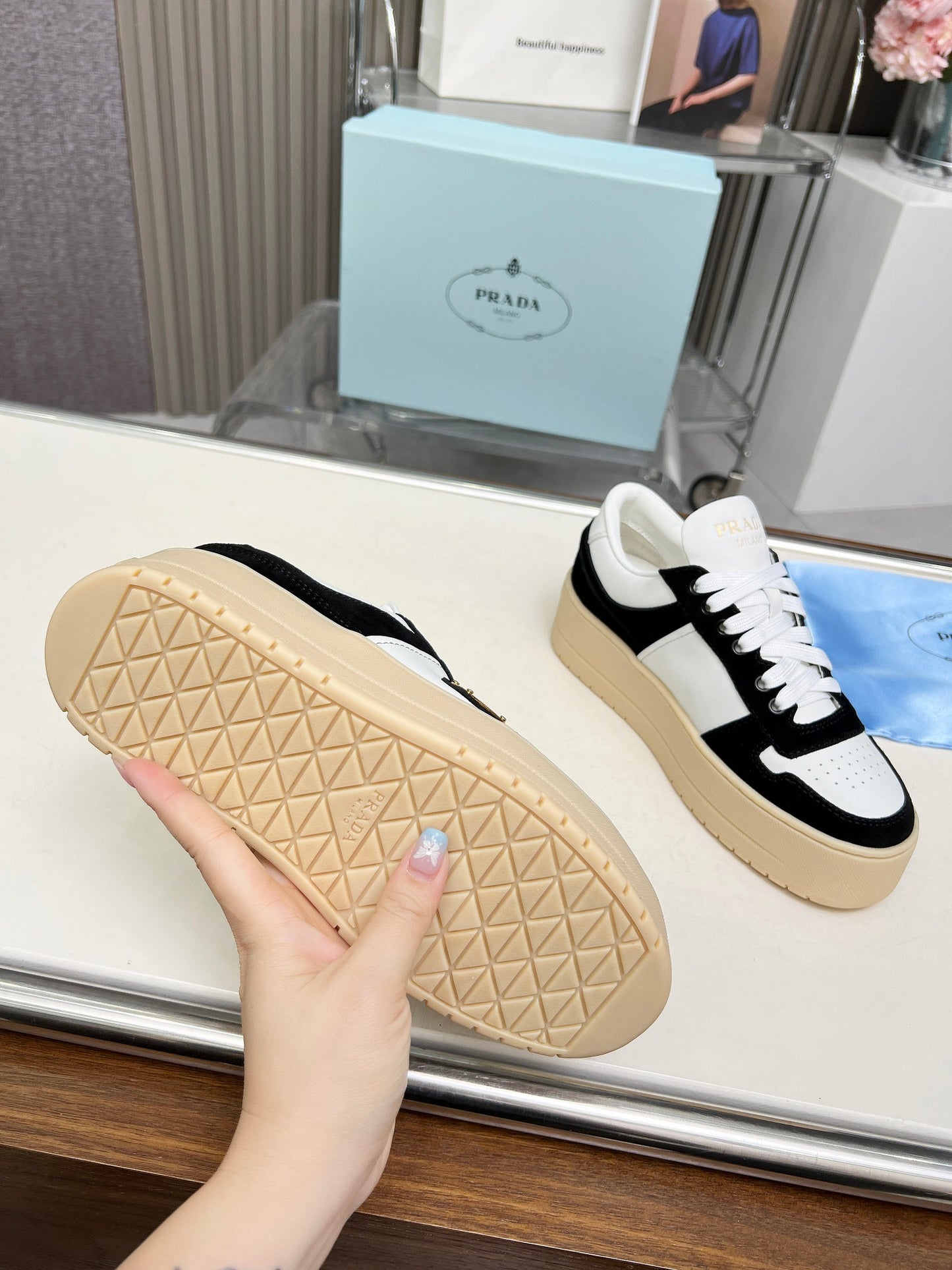 Prada Platform Sneakers