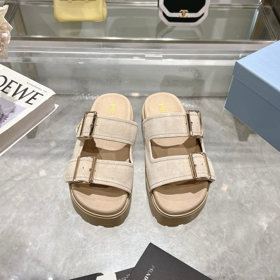 Prada Suede slides