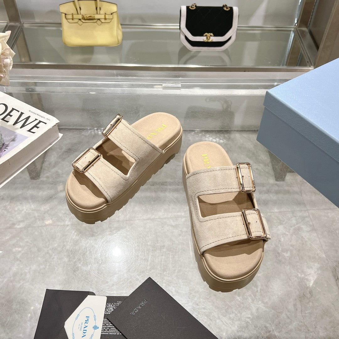 Prada Suede slides