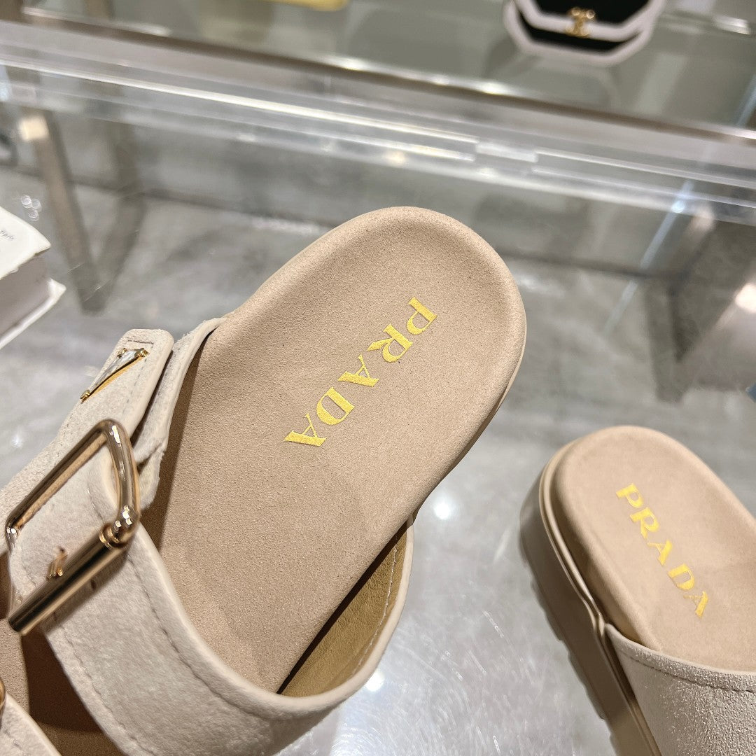 Prada Suede slides