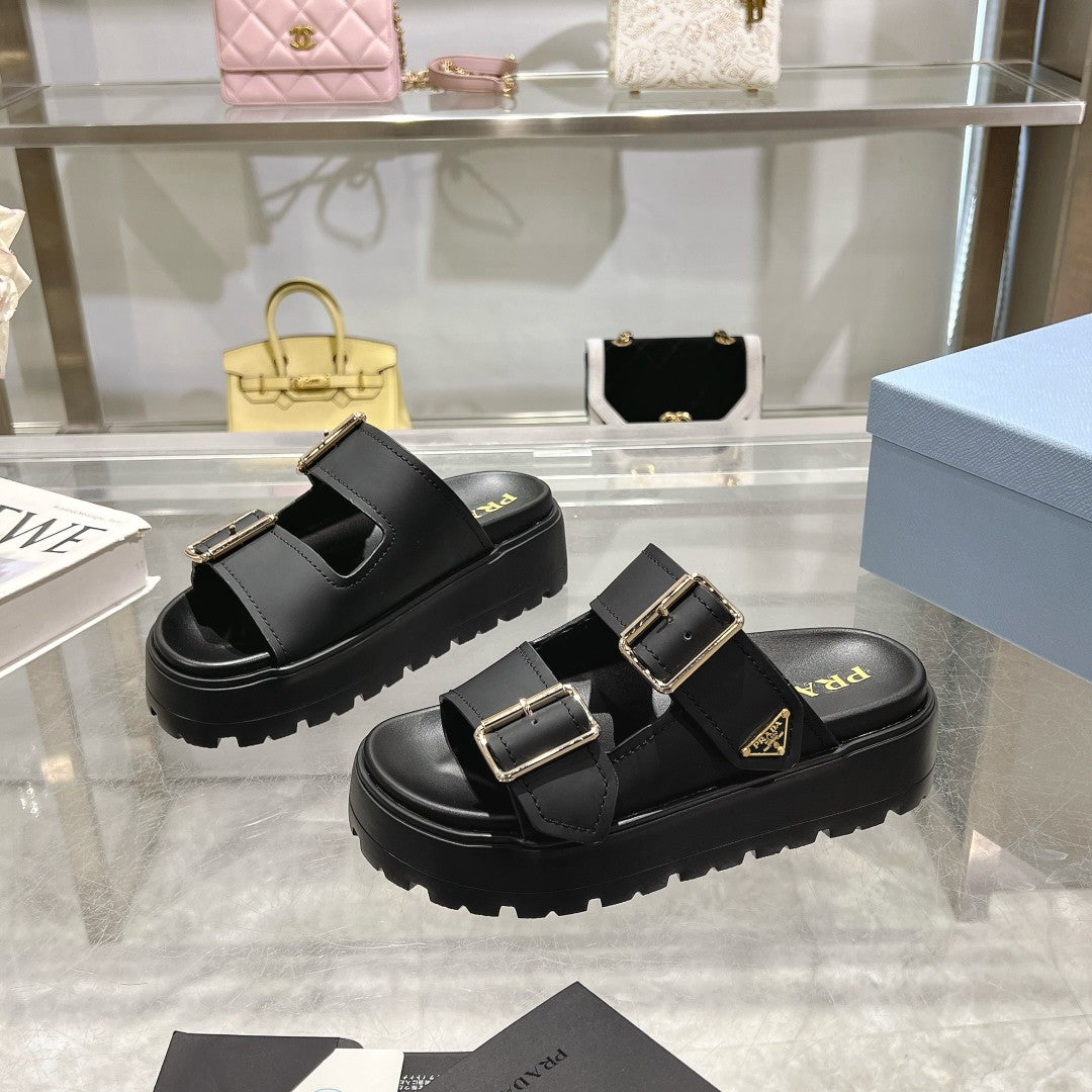 Prada leather Slides