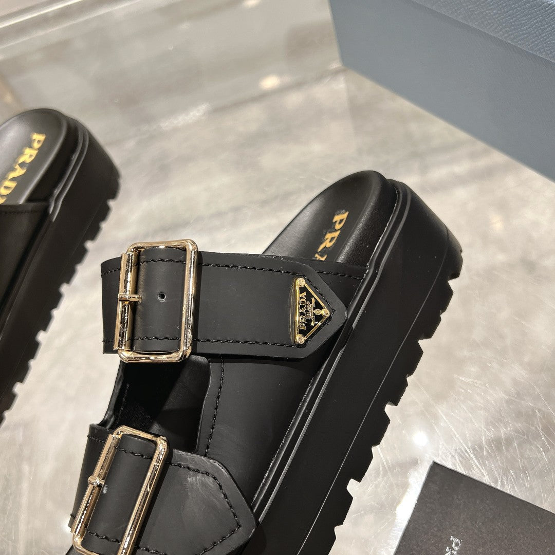Prada leather Slides