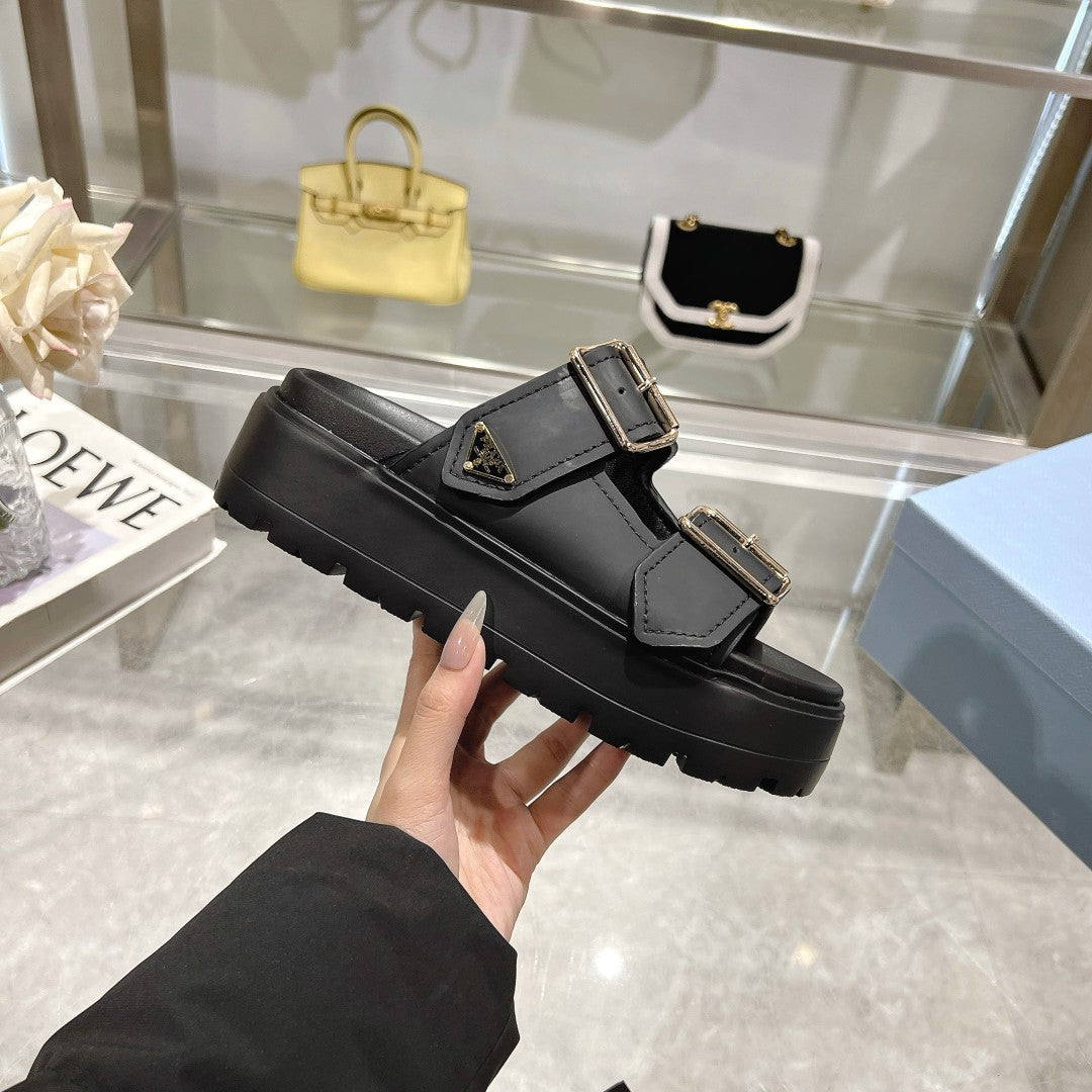 Prada leather Slides