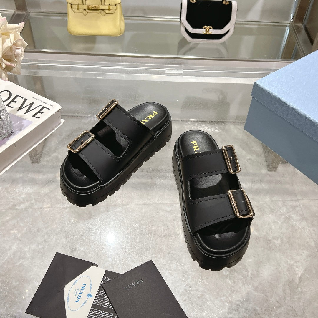Prada leather Slides