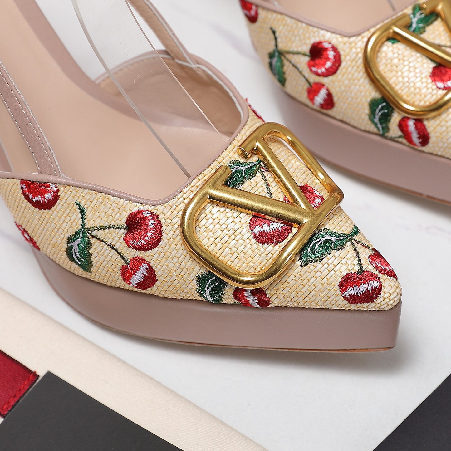 Valentino Platform Heel Sandal