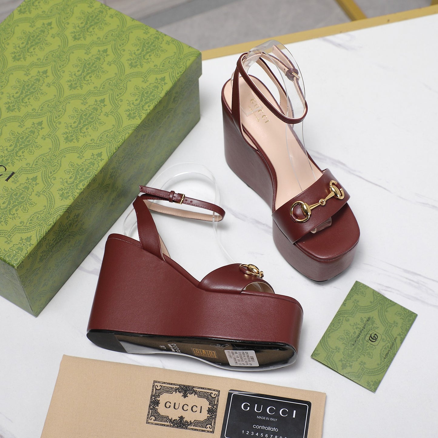 Gucci Wedge Heels leather