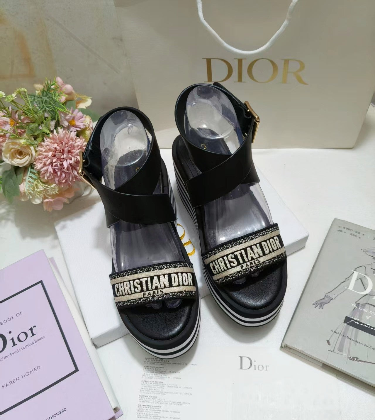 Dior Wedge Heel Sandal
