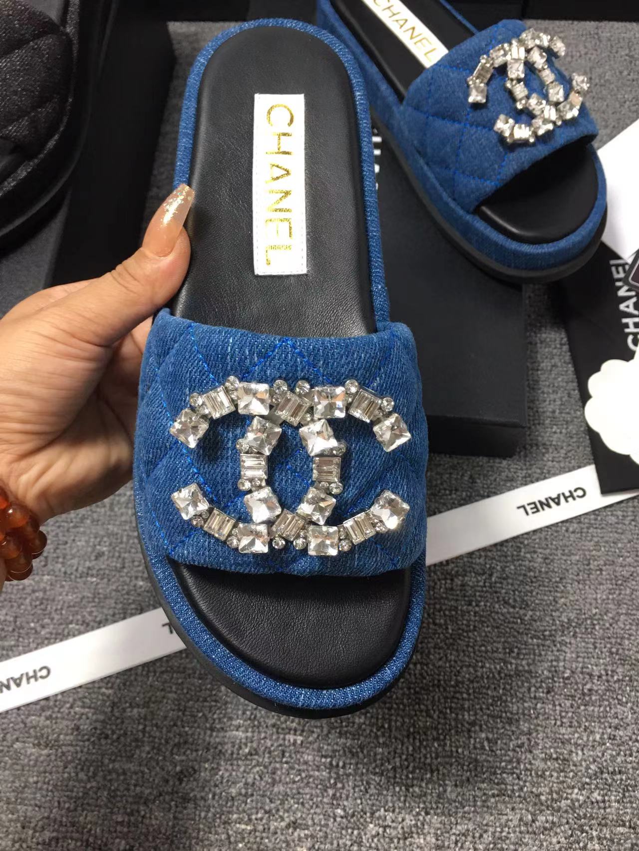 Chanel Platform Sandals