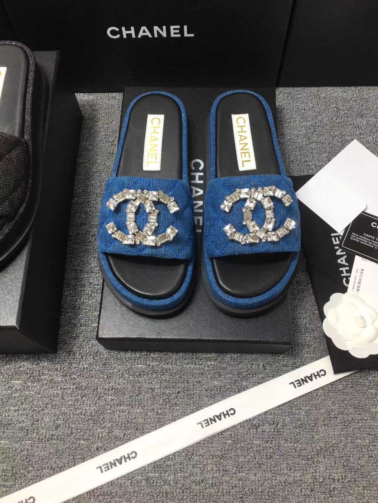 Chanel Platform Sandals