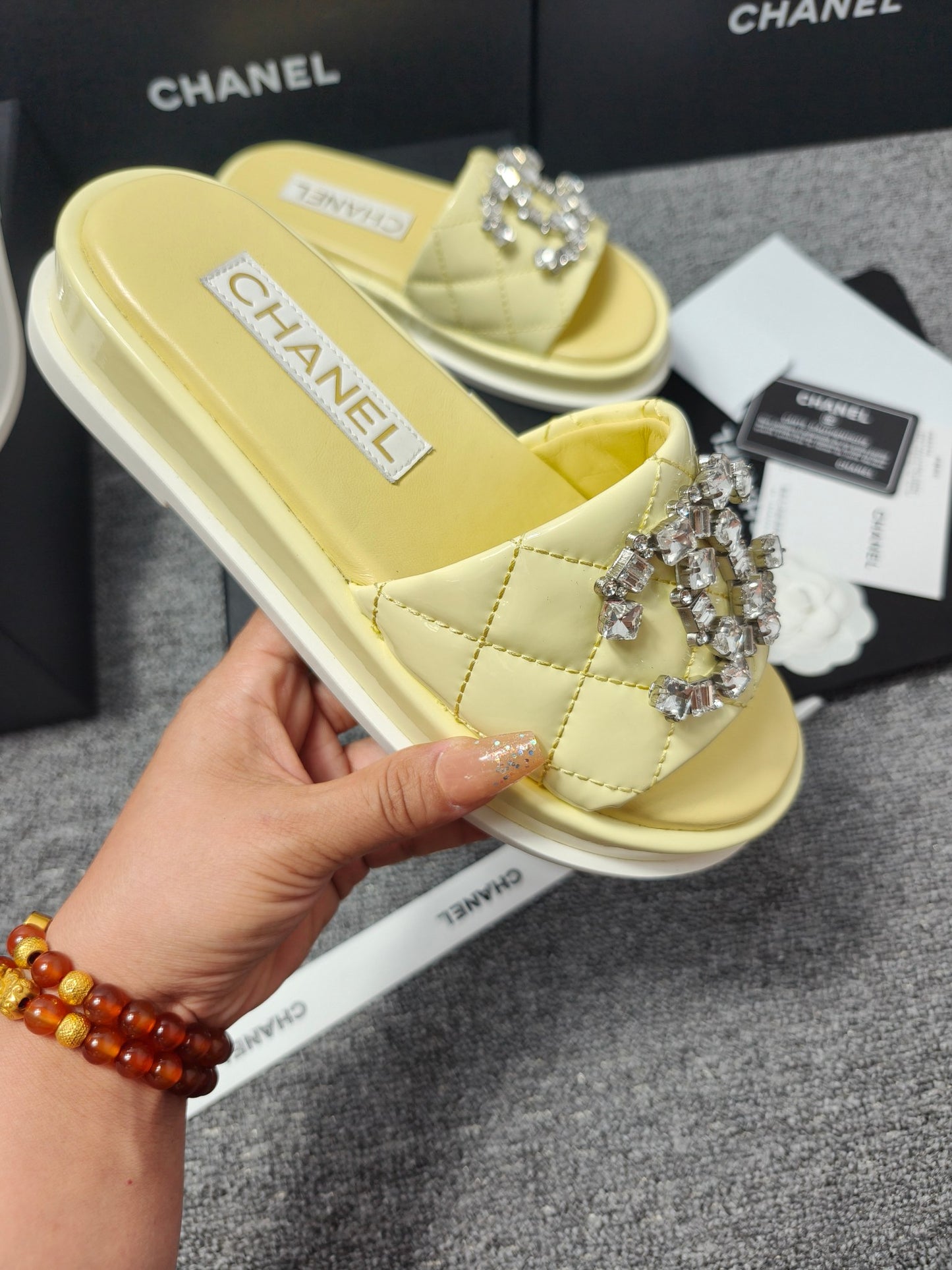 Chanel Platform Sandals