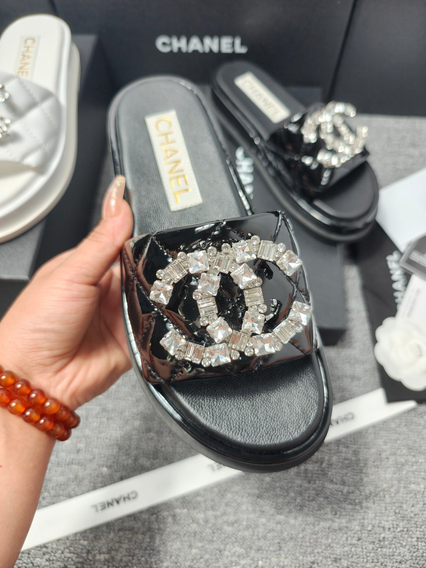 Chanel Platform Sandals