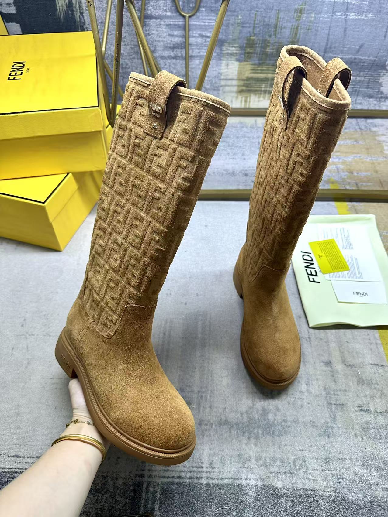 Fendi Suede Boots