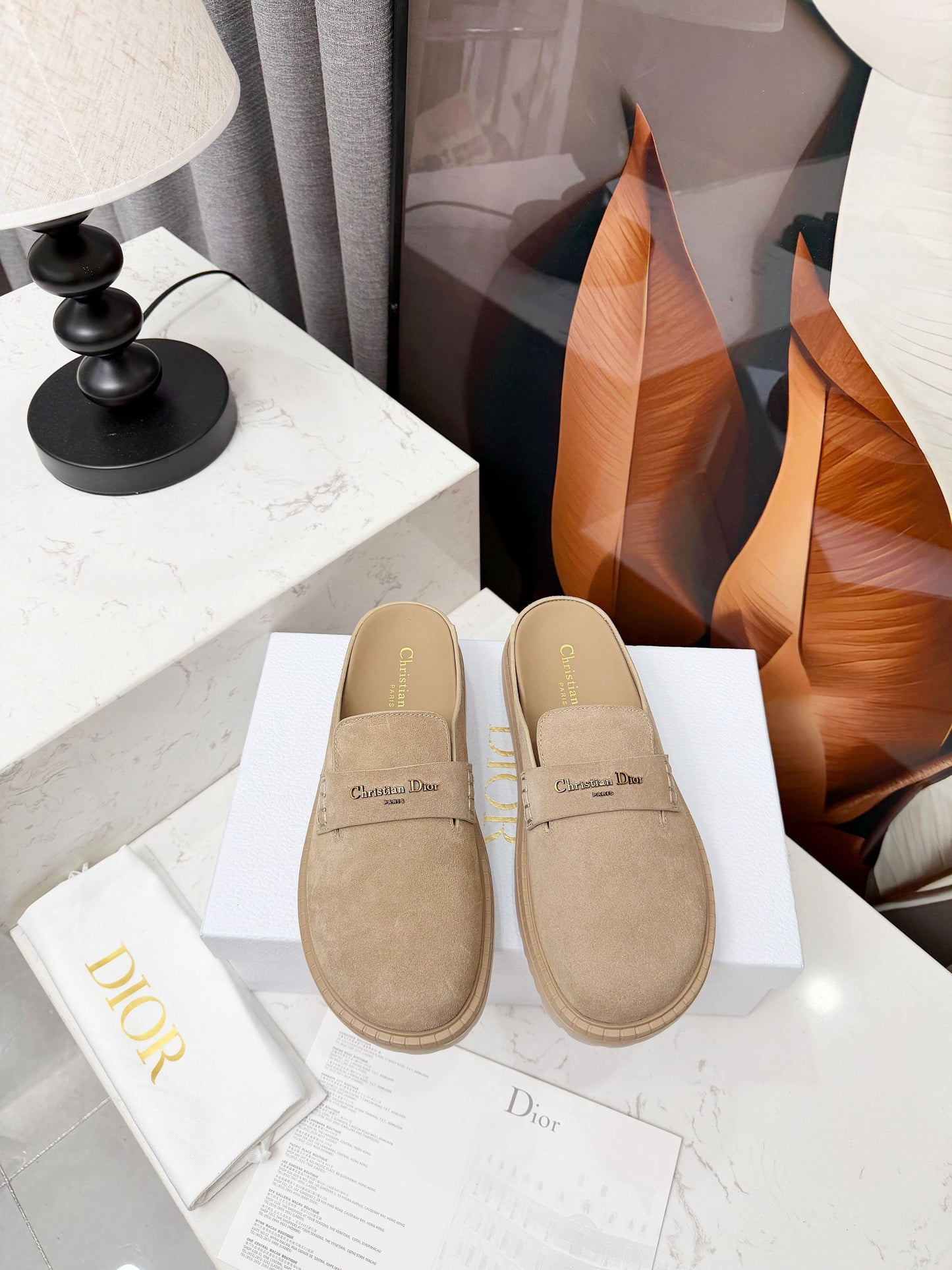 Christian Dior Suede Clogs