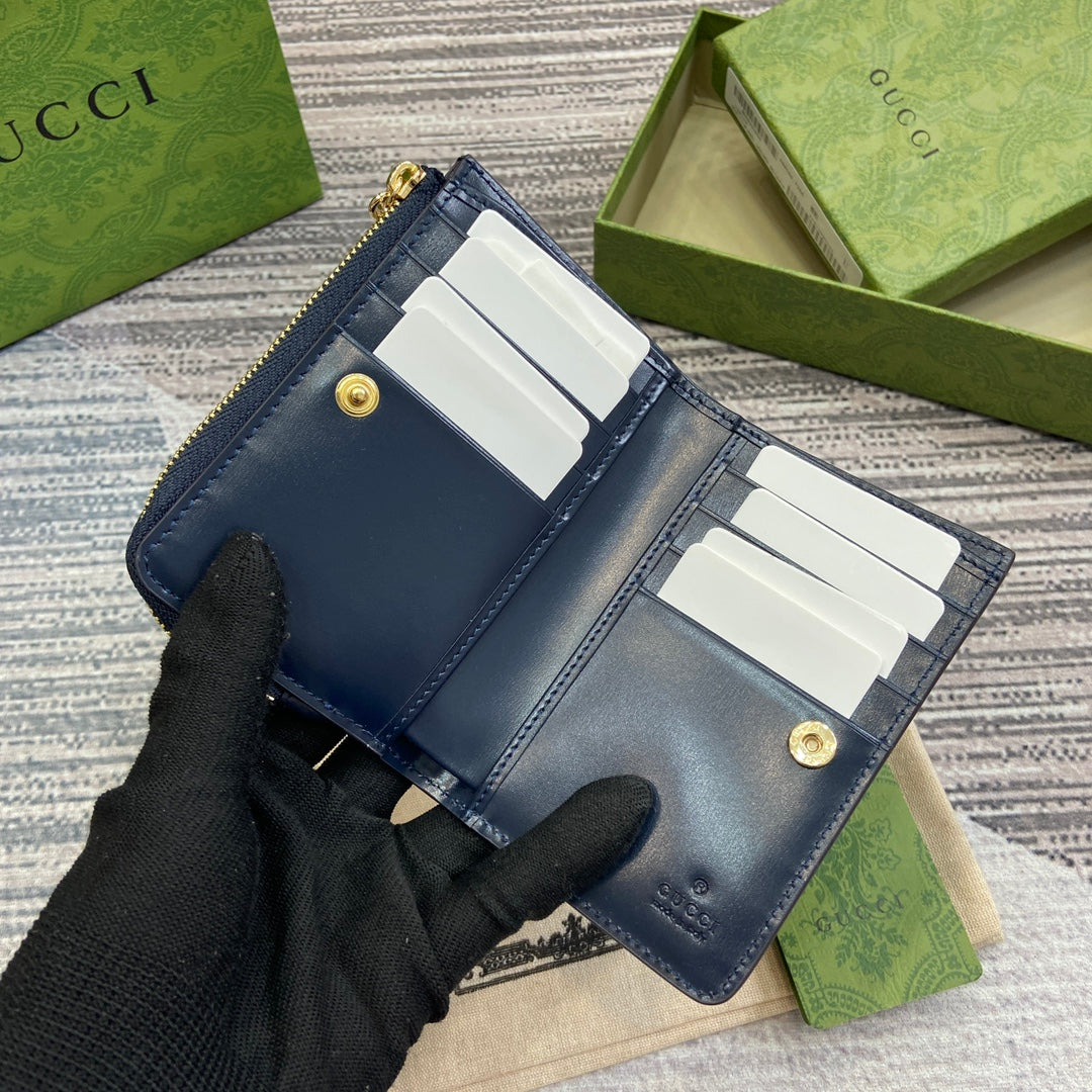 Gucci Luce Mini Zip Wallet