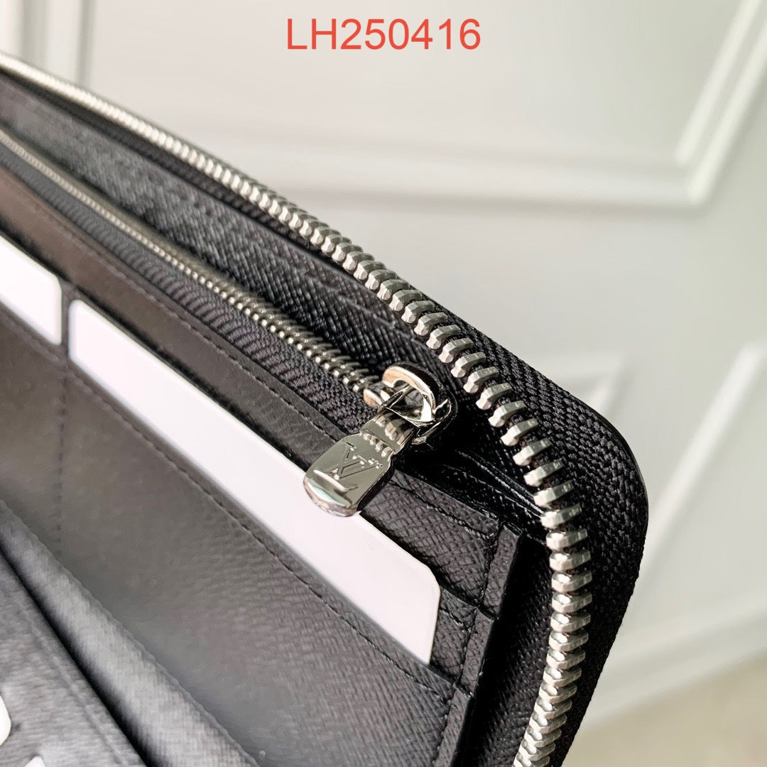 Louis Vuitton Zippy Wallet Vertical Monogram Eclipse