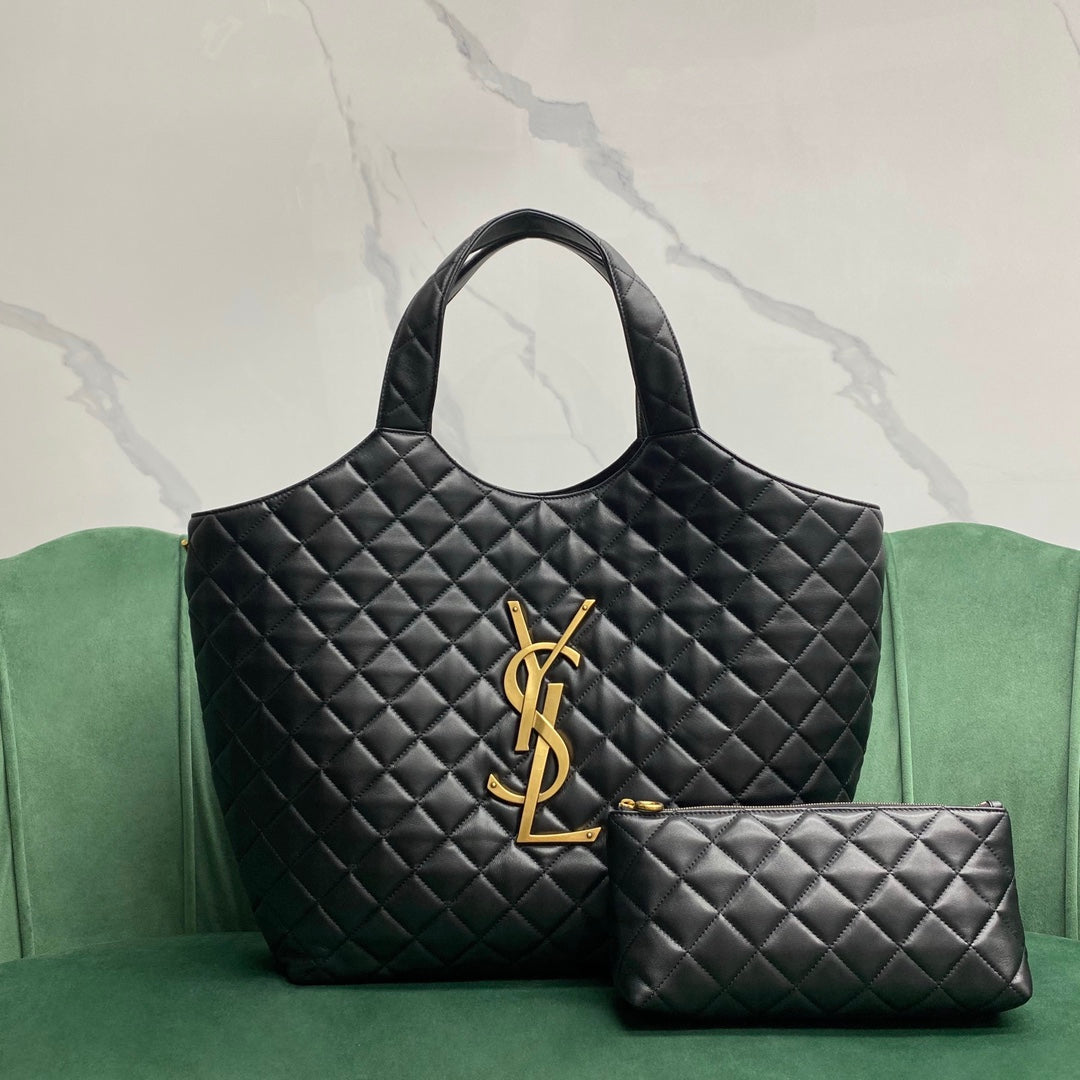 A Review of YSL Icare Maxi Shopping bag