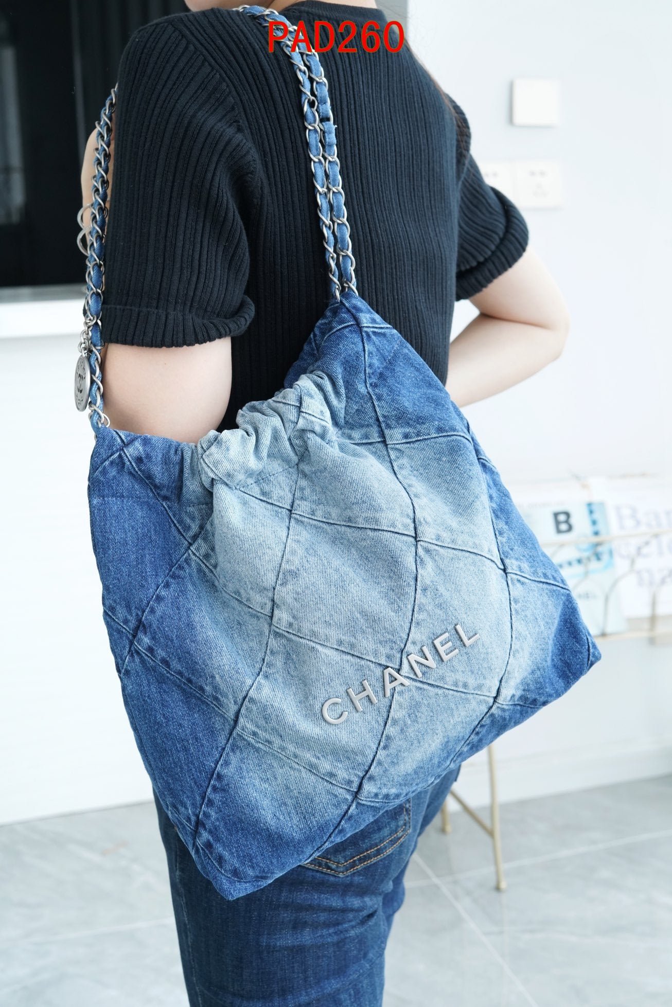 Chanel 22 Denim