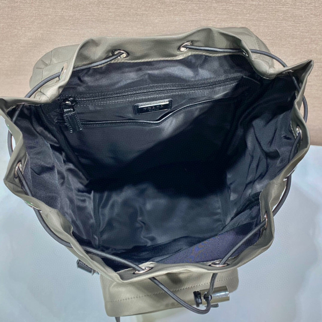Prada Re-Nylon and Saffiano leather backpack