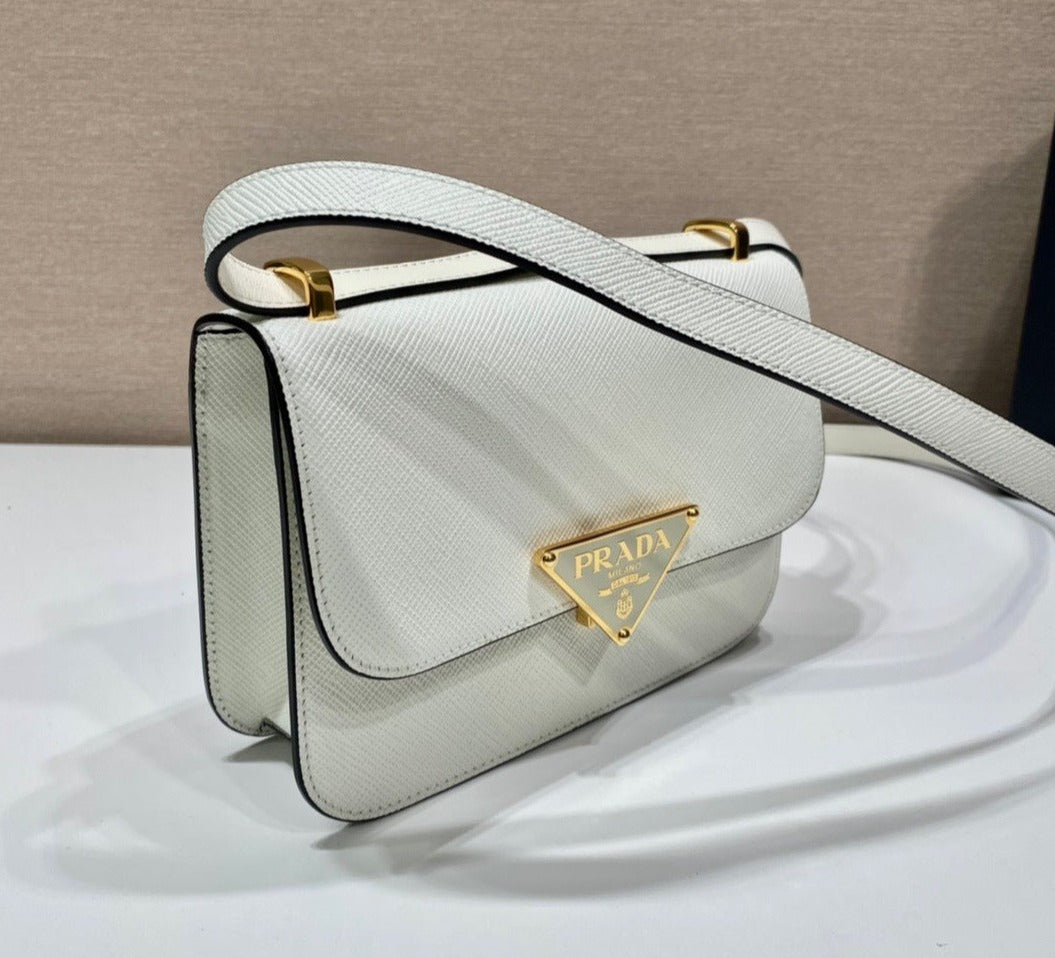 Prada Emblème Saffiano shoulder bag