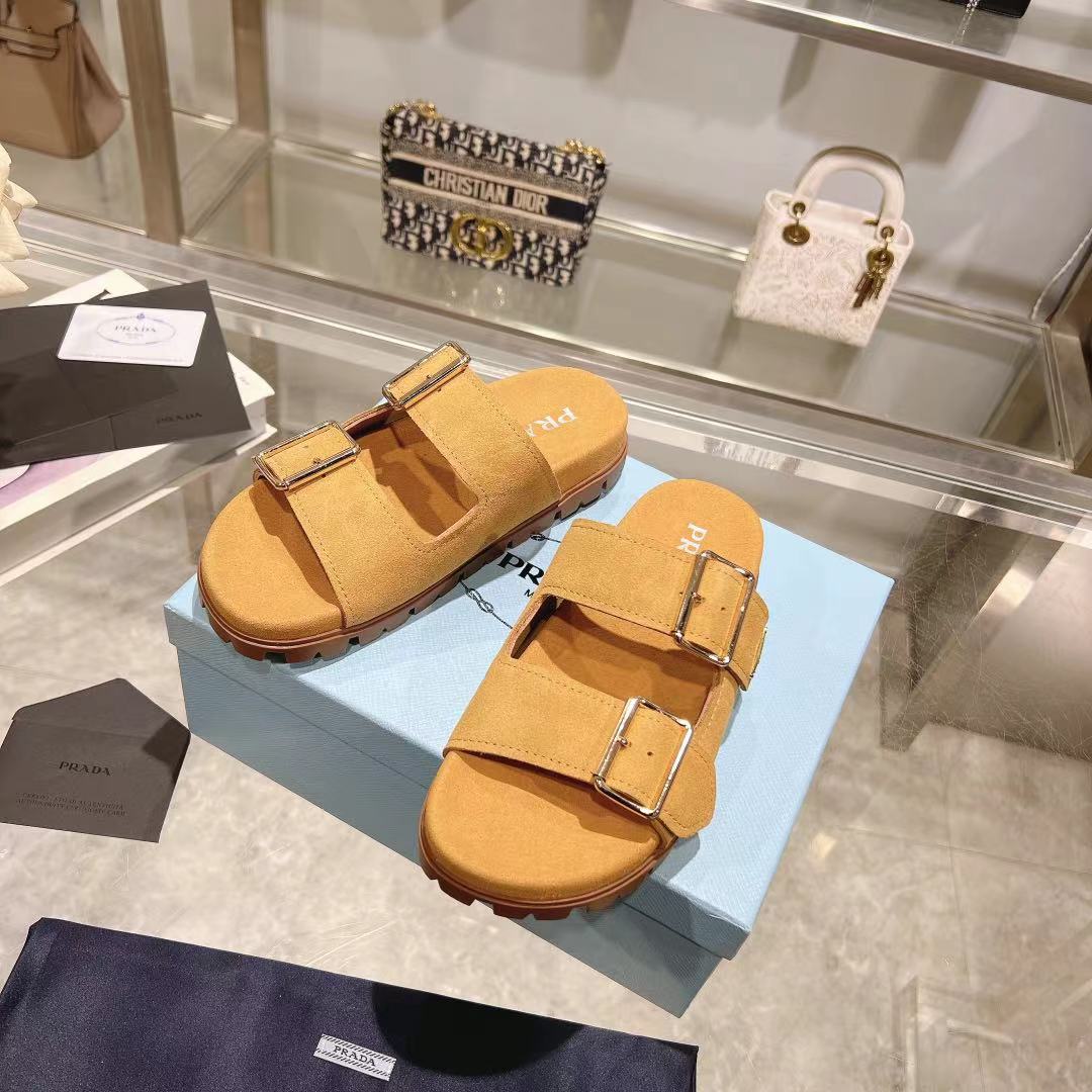 Prada Suede Sandals