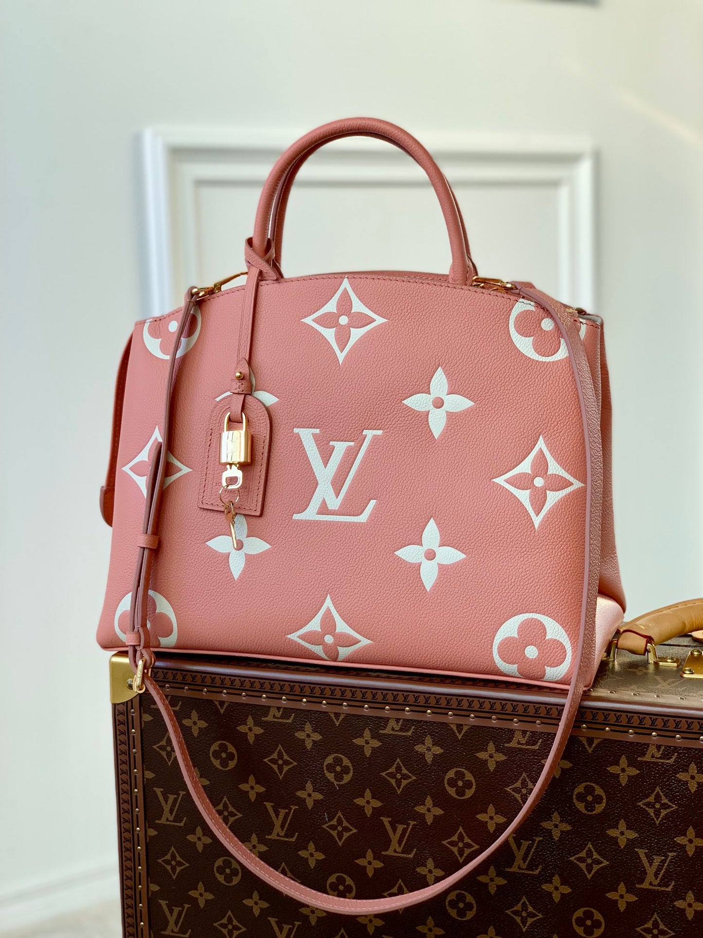 Louis Vuitton Petit and Grand Palais Bicolor Empreinte