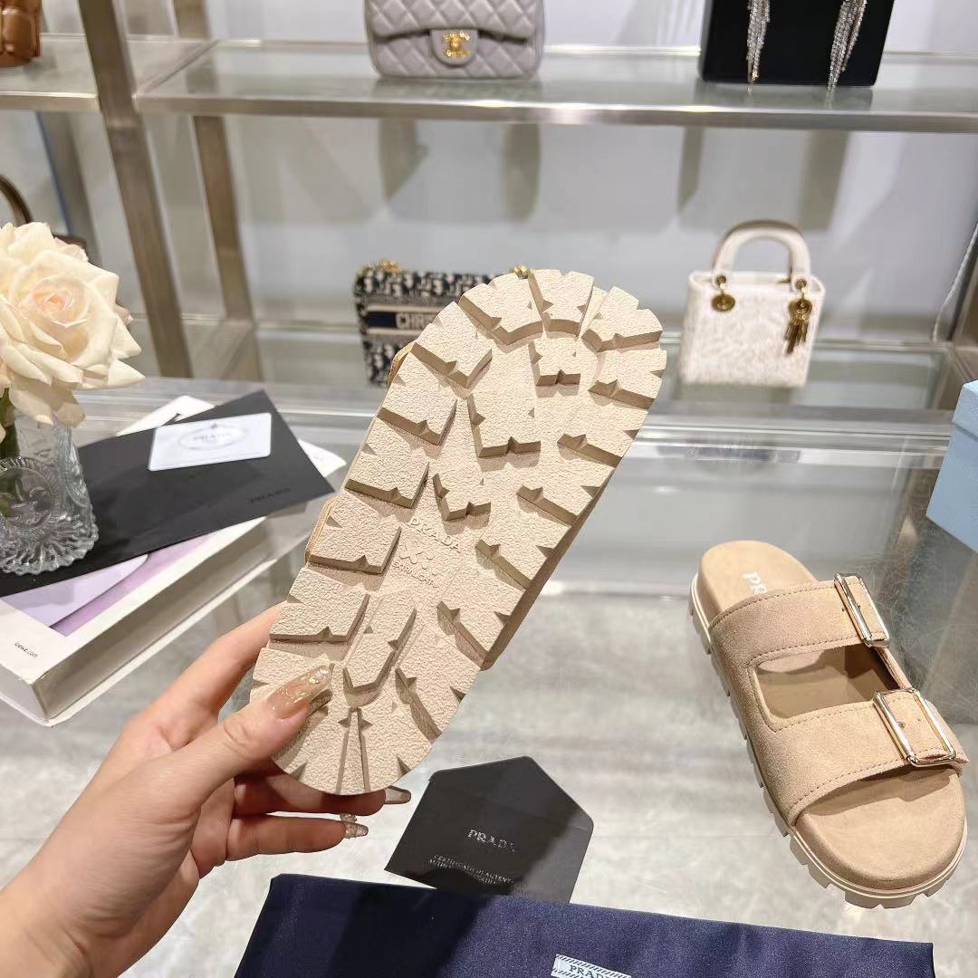 Prada Suede Sandals