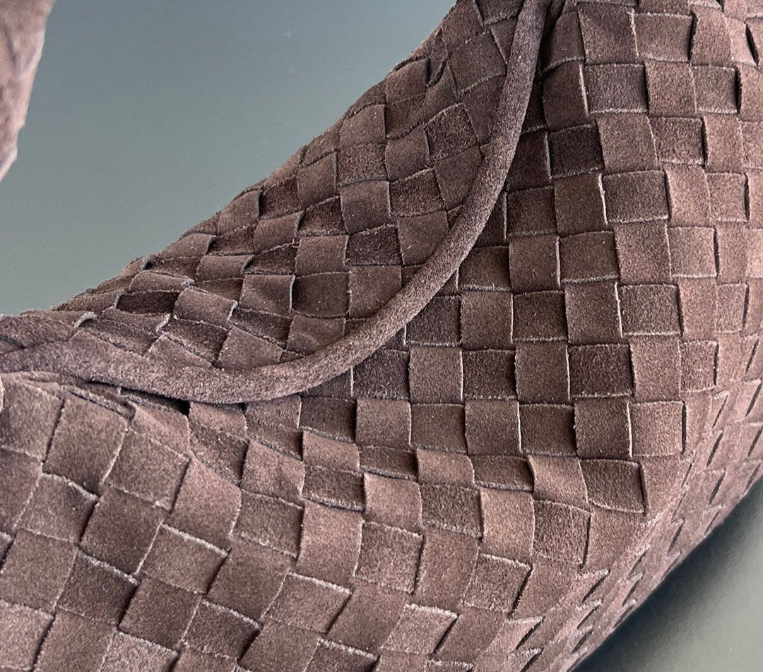 Bottega Veneta Large Hop Intrecciato Suede Hobo bag