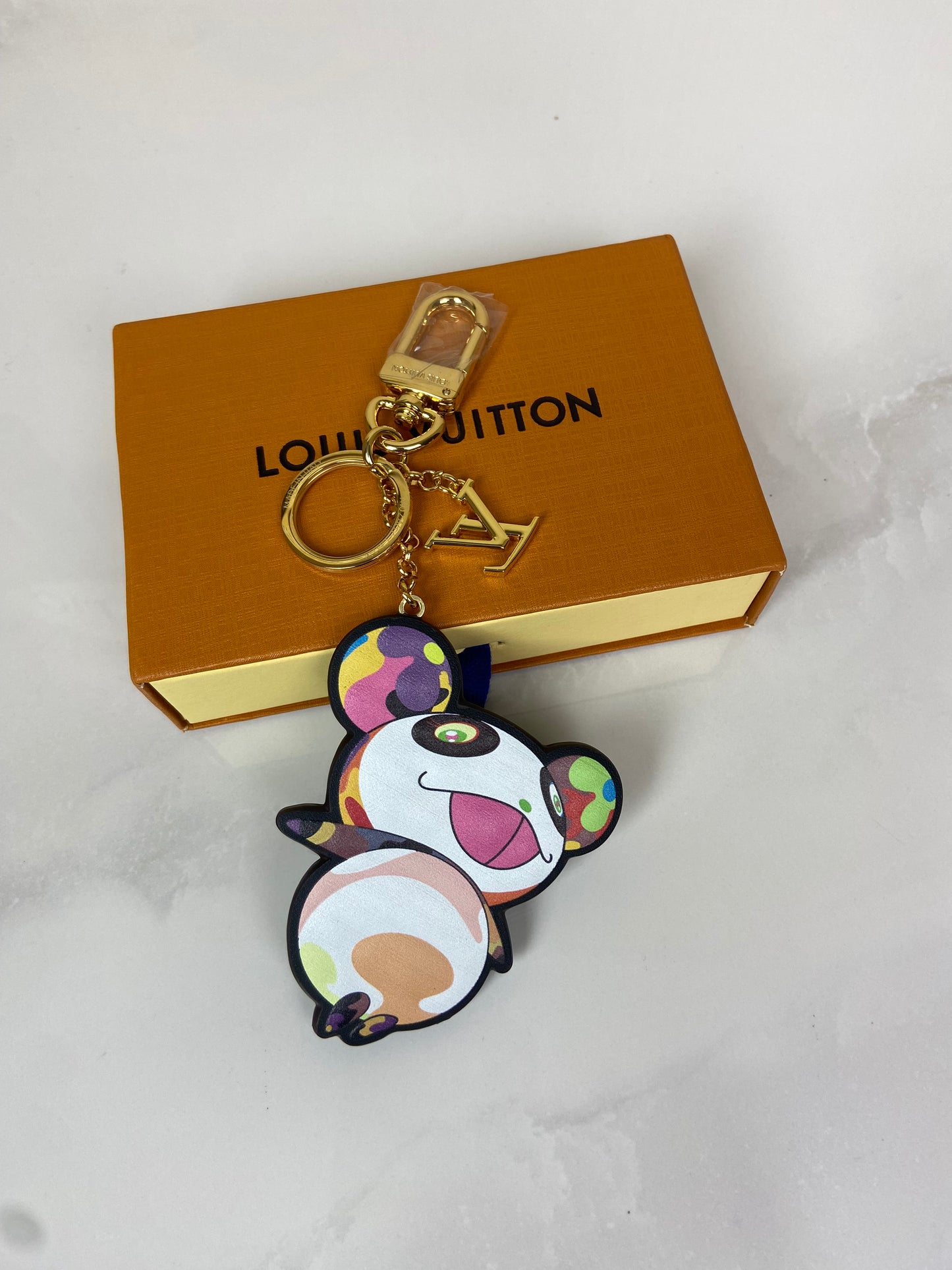 Louis Vuitton LV x TM Superflat Panda Key Holder