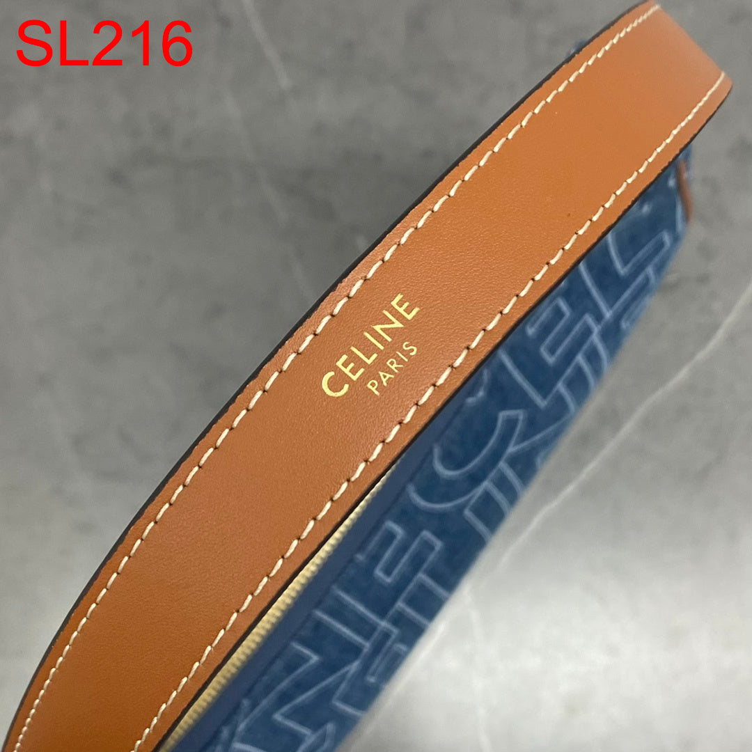 Celine denim Ava hobo bag