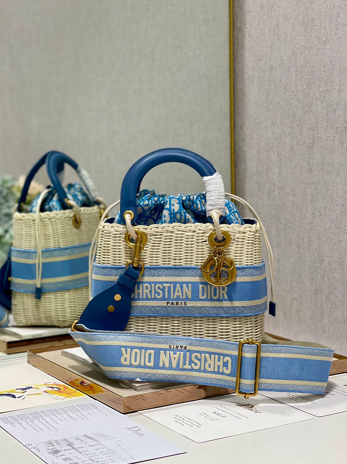 Dior Raffia Tote bag