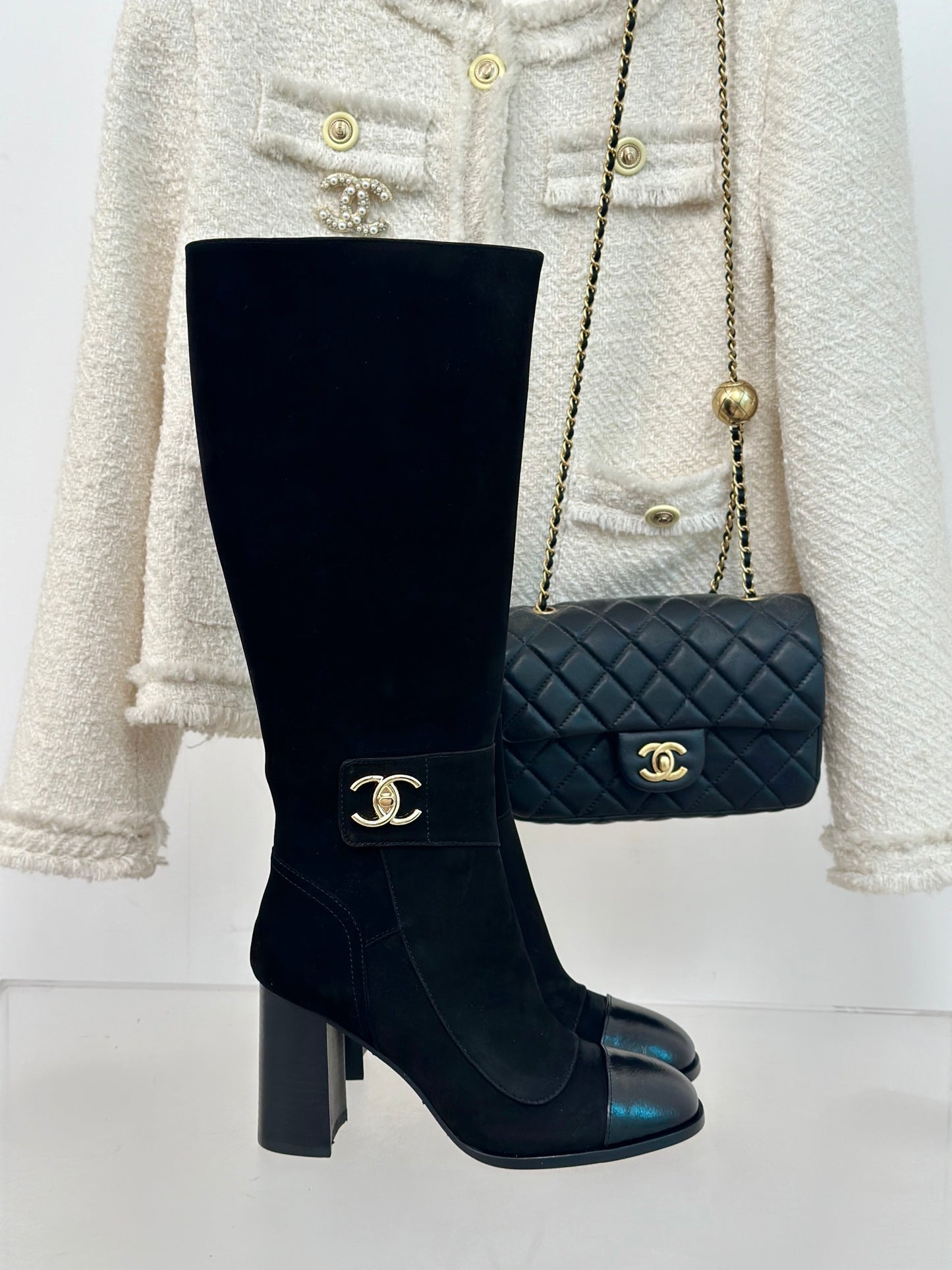 Chanel High Heel Boots