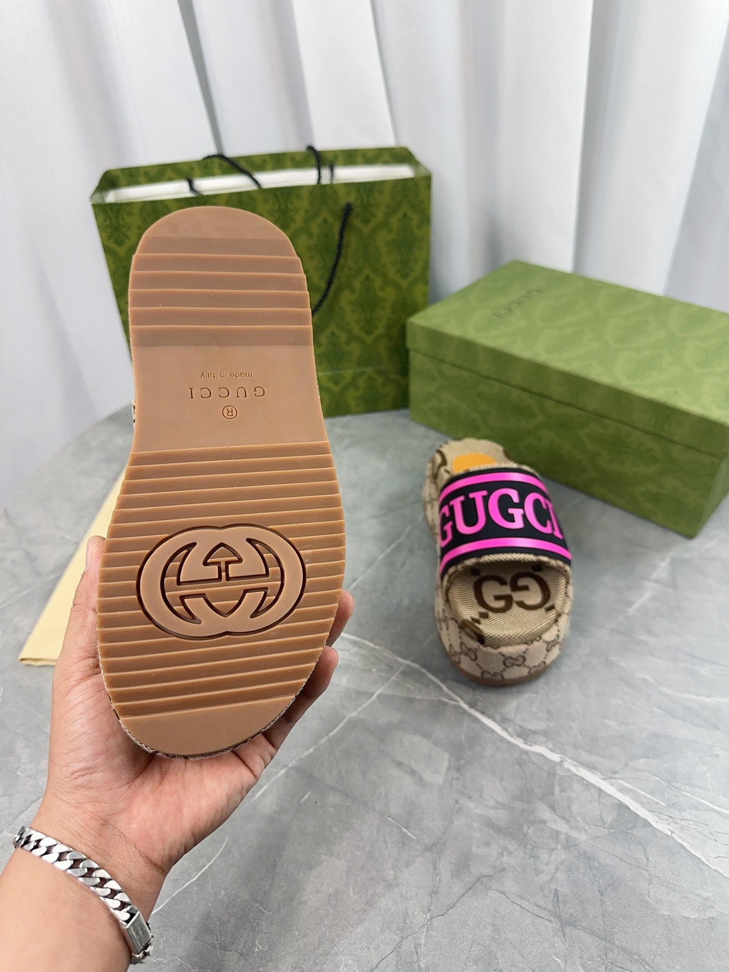 Gucci Platform Slippers