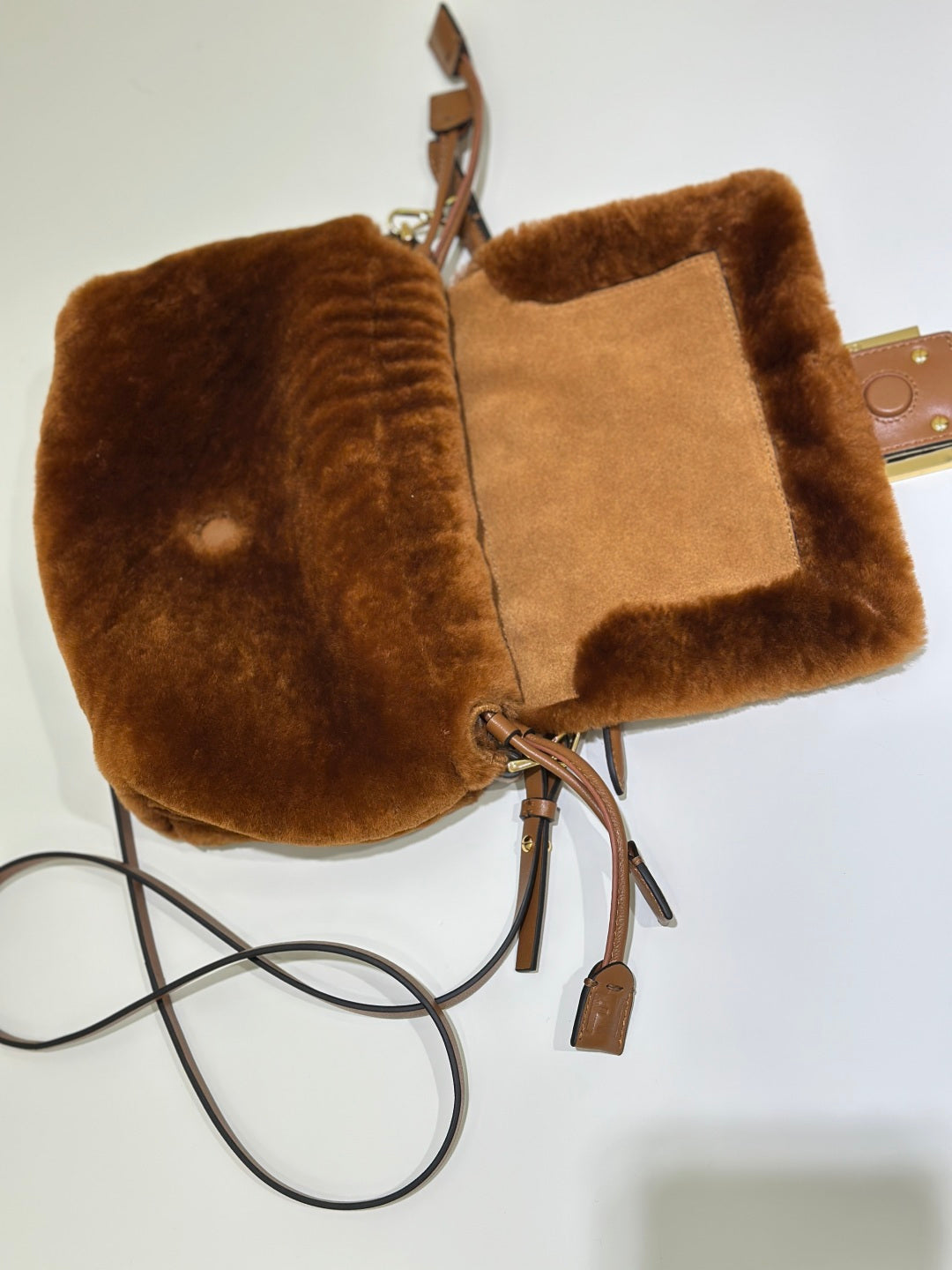 Fendi Small Baguette Fur bag