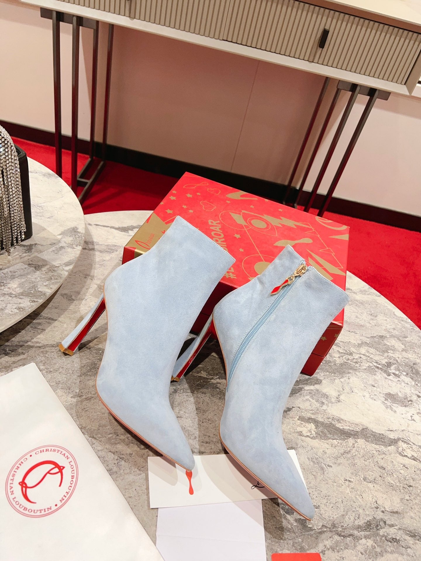 Christian Louboutin Heels Boots Suede