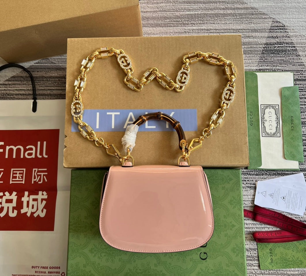 Gucci BAMBOO 1947 MINI TOP HANDLE BAG