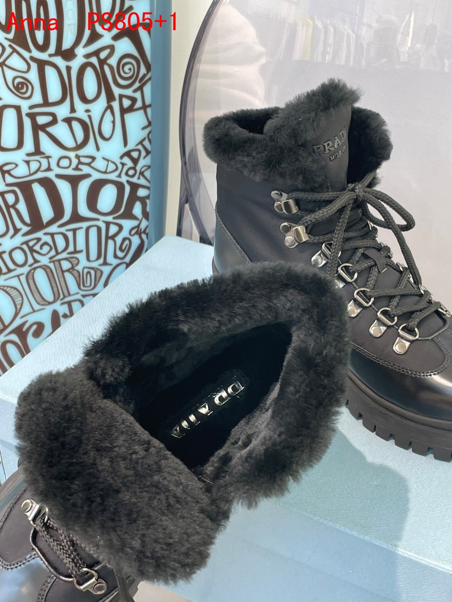 Prada Combat Shoes