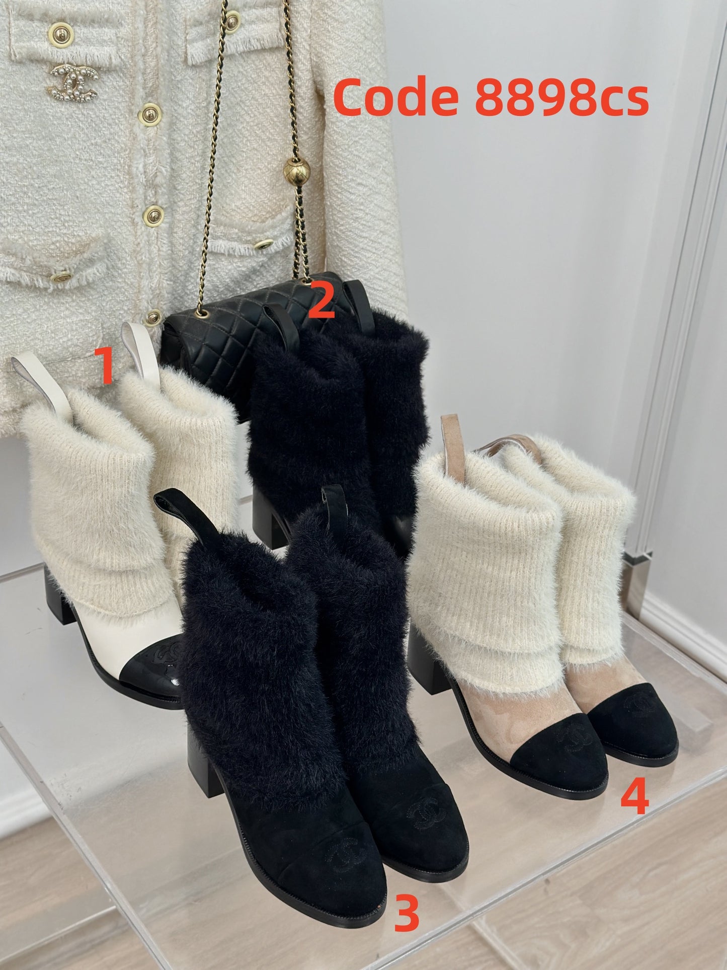Chanel Heel Boots