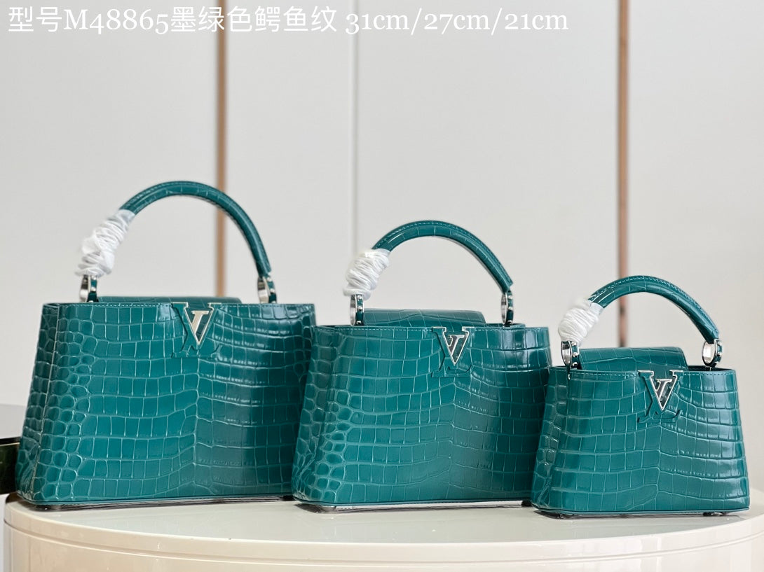 Louis Vuitton Capucines Crocodile leather