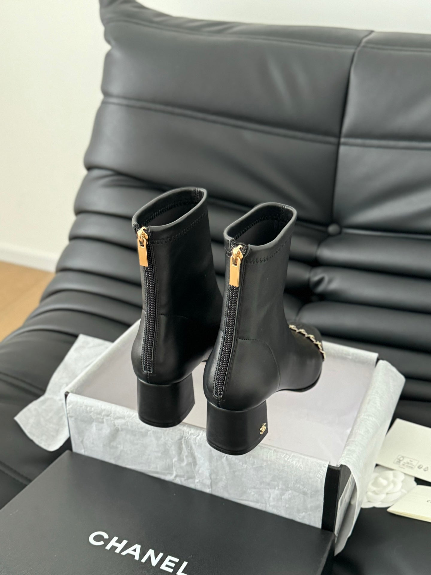 Chanel Leather Boots