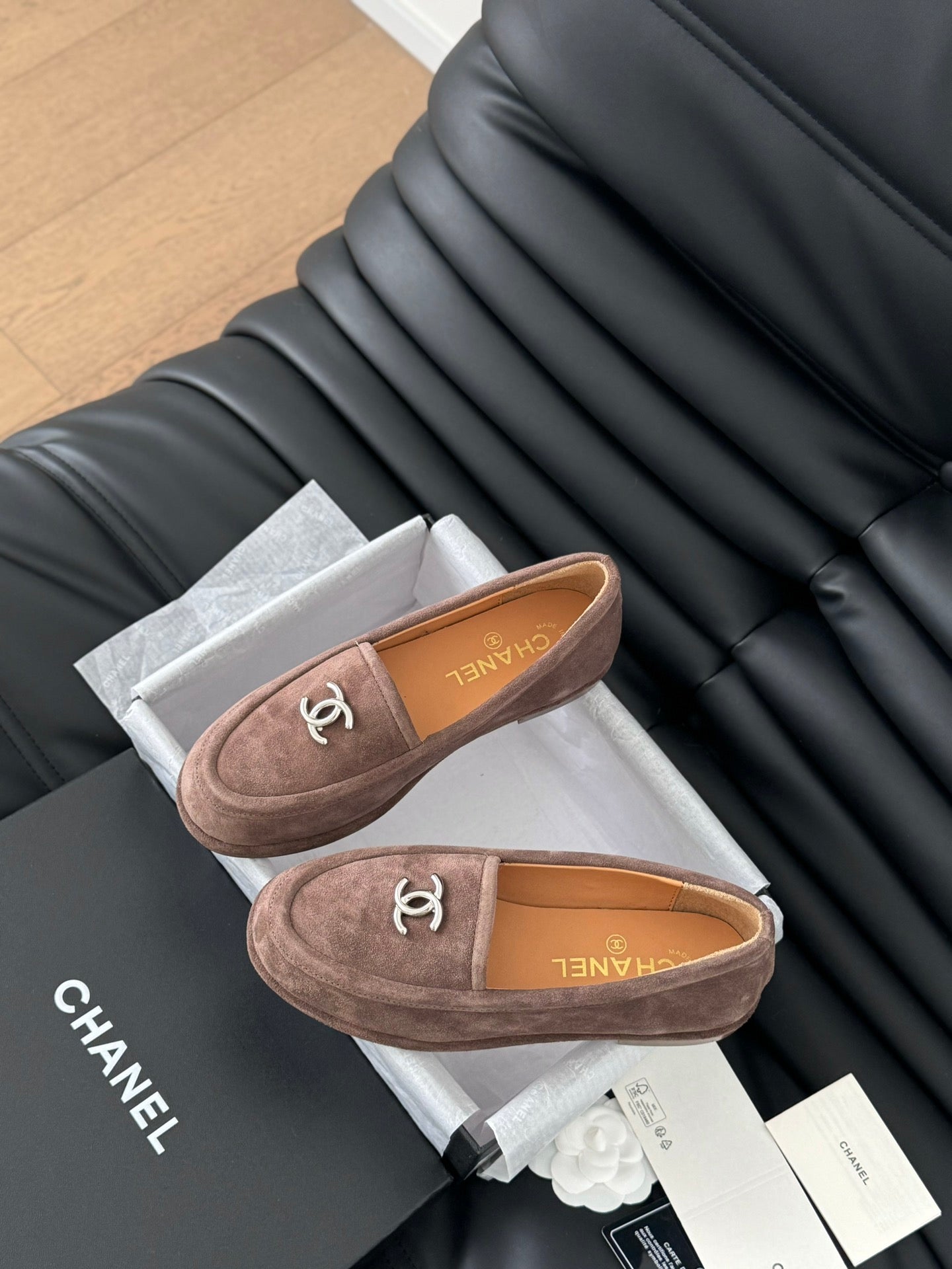 Chanel Suede Flats