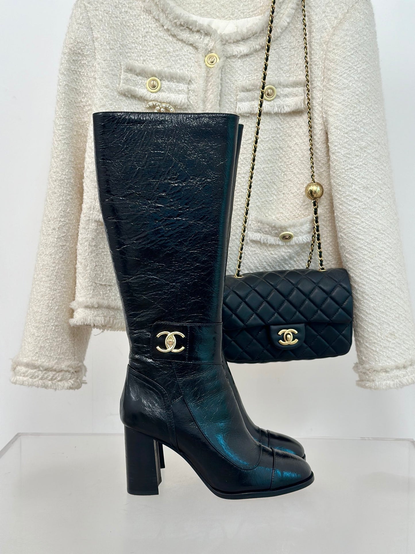 Chanel High Heel Boots