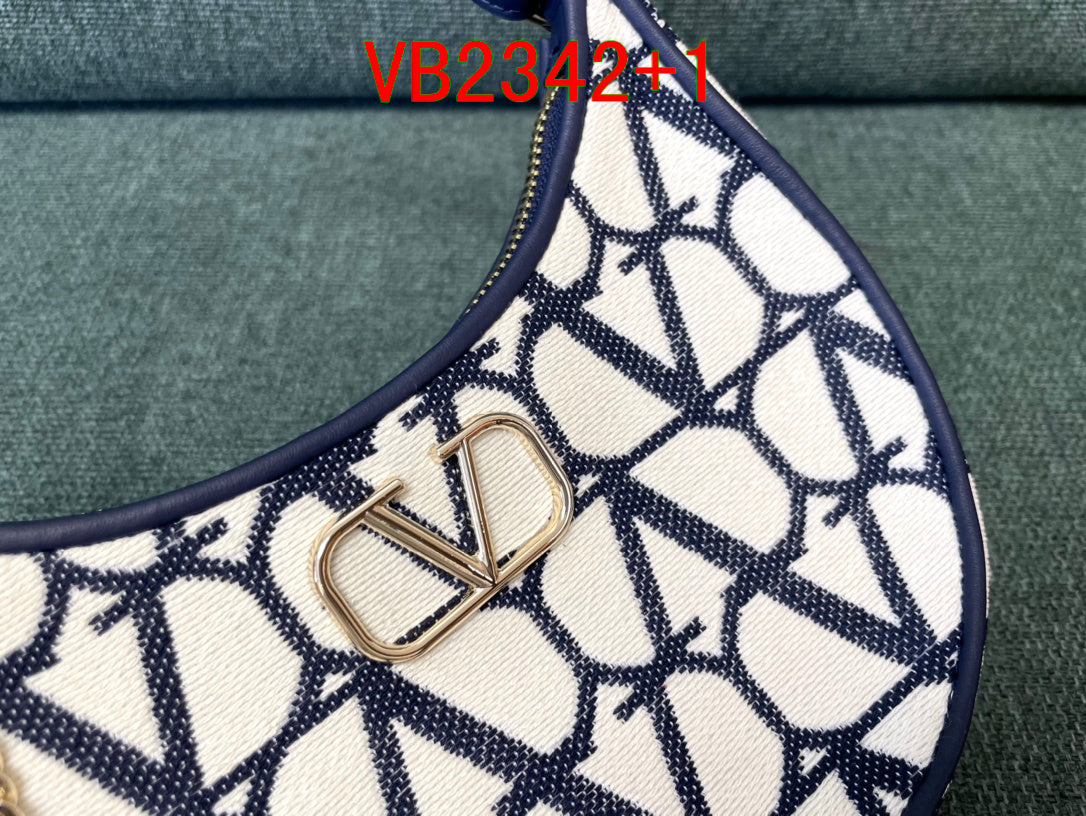 Valentino Canvas Hobo Bag