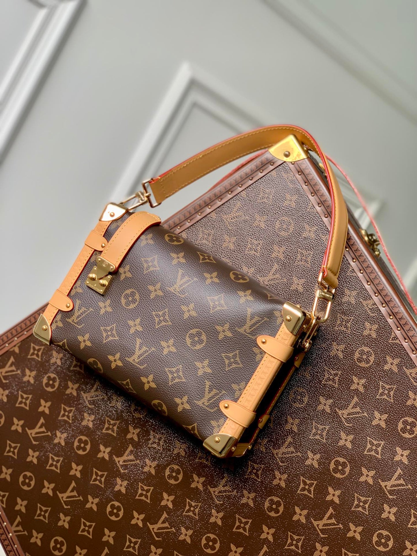 Louis Vuitton Side Trunk Bag Monogram