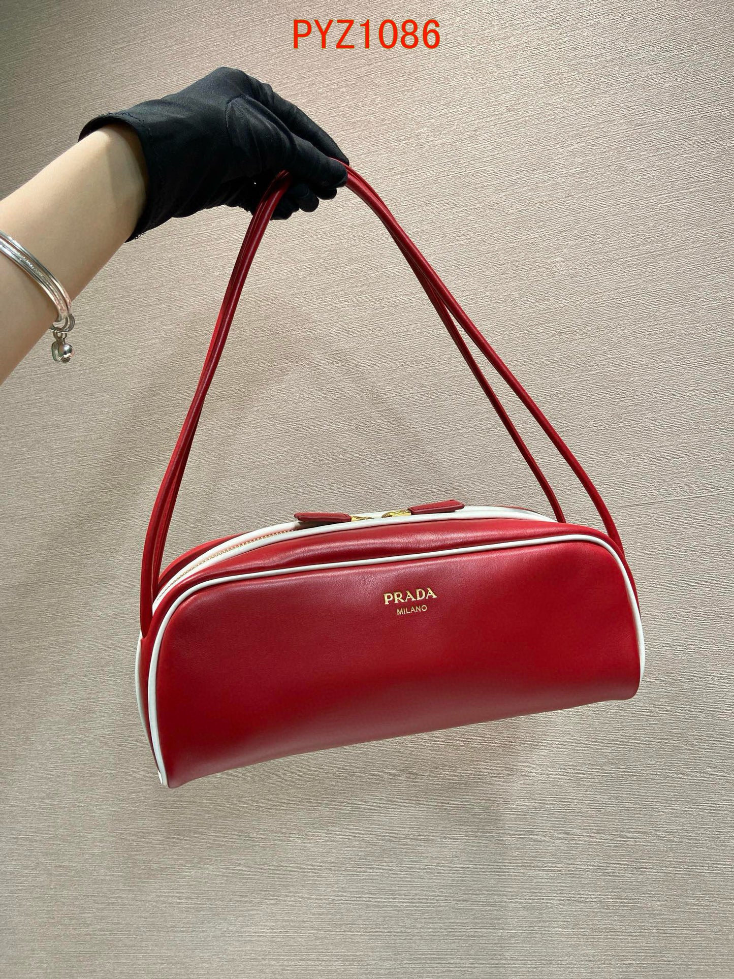 Prada Swing smooth leather shoulder bag
