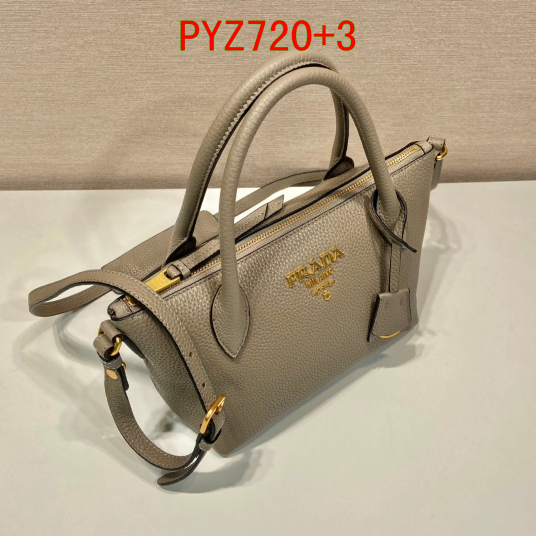 Prada Double Shoulder Strap Tote Bag